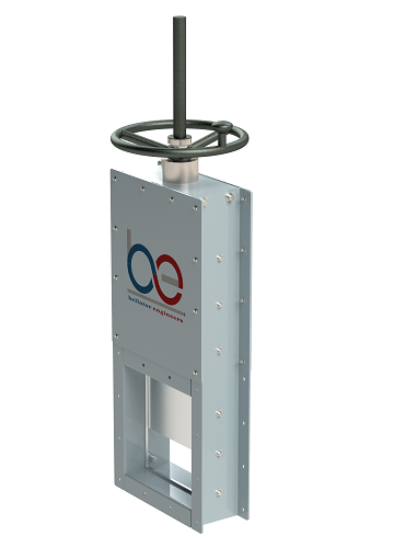 BE90 Hand Wheel Operated Guillotine Damper Valve