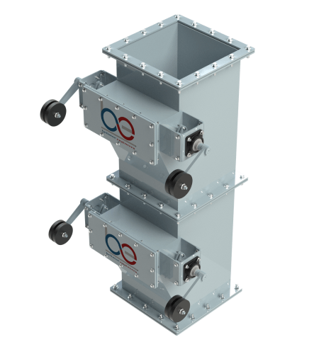 Counter Weight Operated Double Flap Valve