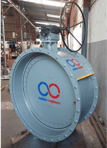 Manual Gear Operated Double Offset Butterfly Damper Valve